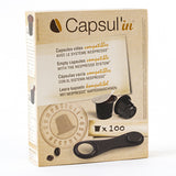 CAPSUL'IN קפסולות ריקות + קפה טחון