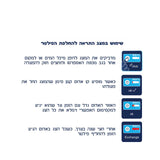 סט 3 פילטרים לאבנית 250 למיכל מים