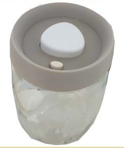 מיכל ואקום זכוכית לפולי קפה